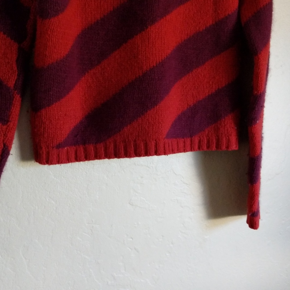 Banana Republic Sweater S Red Purple Wool - Picture 6 of 8